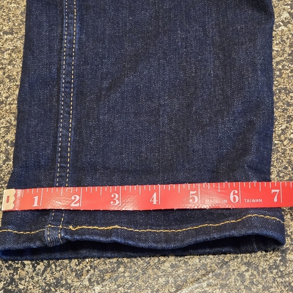 Levi’s 511 Mens 32x32 Dark Wash Slim Straight Stretch Jeans 32x30.25 Actual - Picture 16 of 16